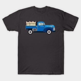 blue farm truck T-Shirt